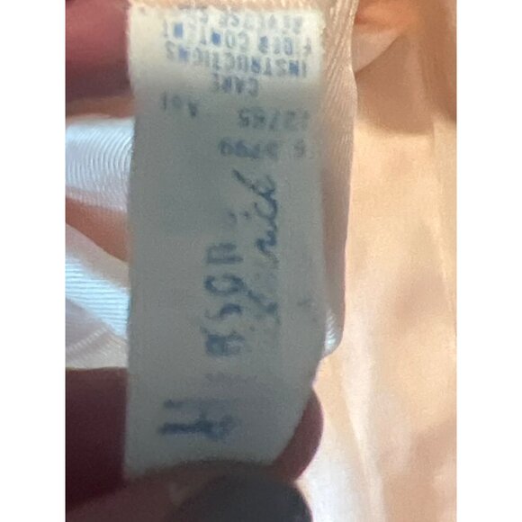 Vintage Henson Kickernick Gown Lace Floral Detail Negligee Button Robe 60s - Picture 6 of 9